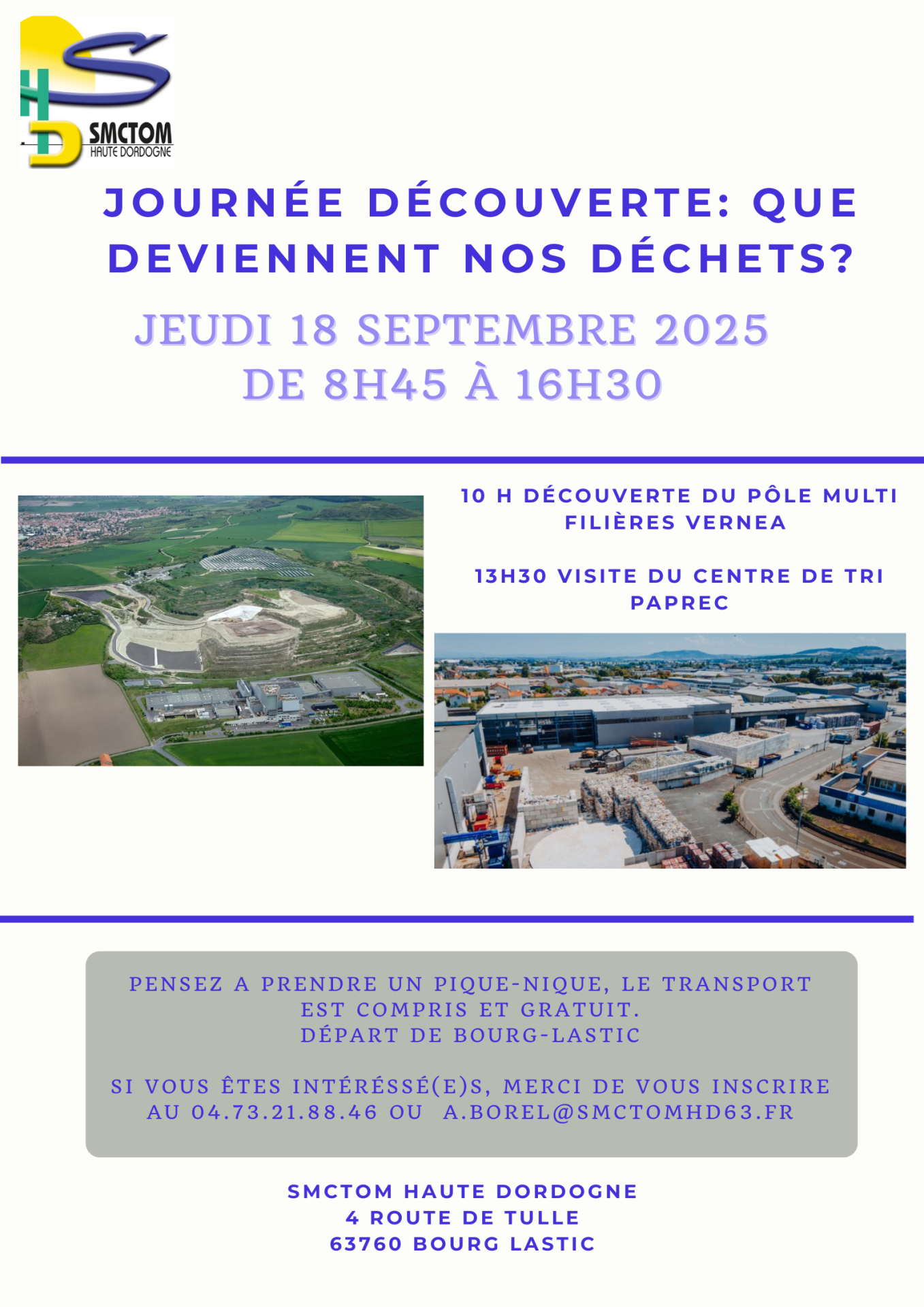 Affiche visites de sites