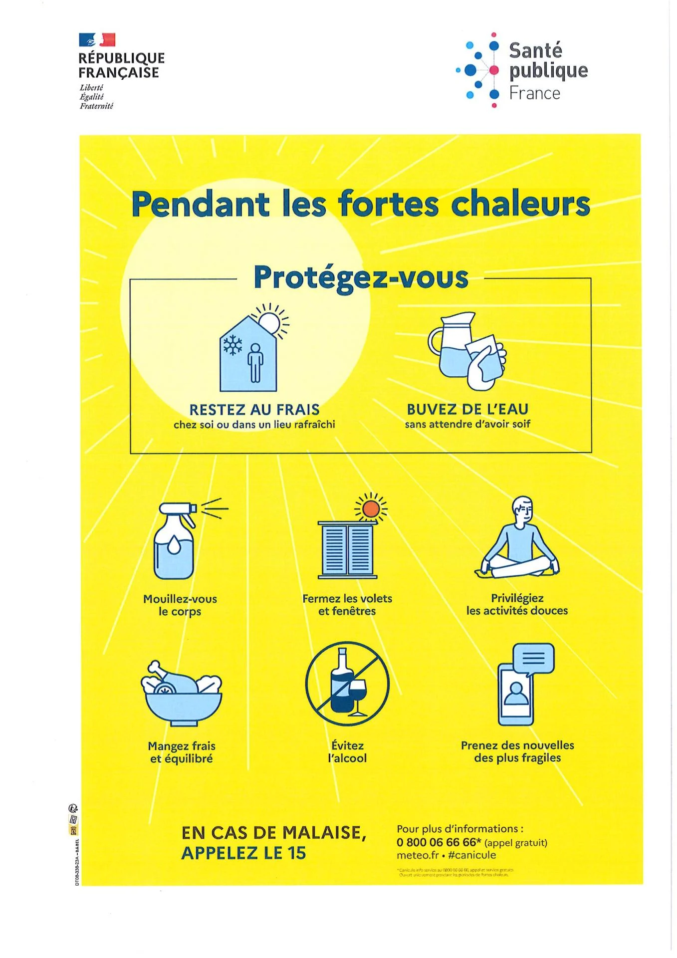 Gestes face à la chaleur